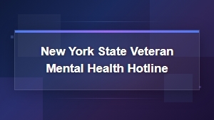 New York State Veteran Mental Health Hotline | Free Counseling Support