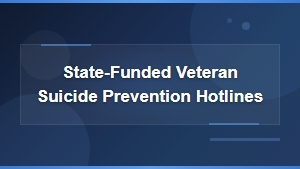 State-Funded Veteran Suicide Prevention Hotlines