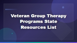 Finding Group Therapy Resources for Veterans by State