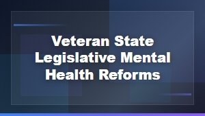 Veteran Mental Health Reforms: State Legislative Progress and Counseling Initiatives