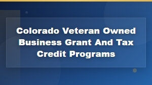 Colorado Veteran Owned Business Grants and Tax Credit Programs